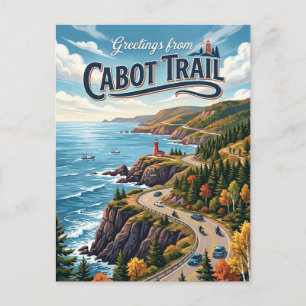 Cabot Trail Canada Postcard