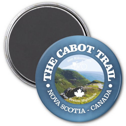 Cabot Trail Cycling C Magnet