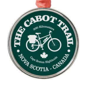 Cabot Trail (cycling) Metal Ornament