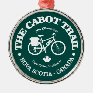 Cabot Trail (cycling) Metal Ornament