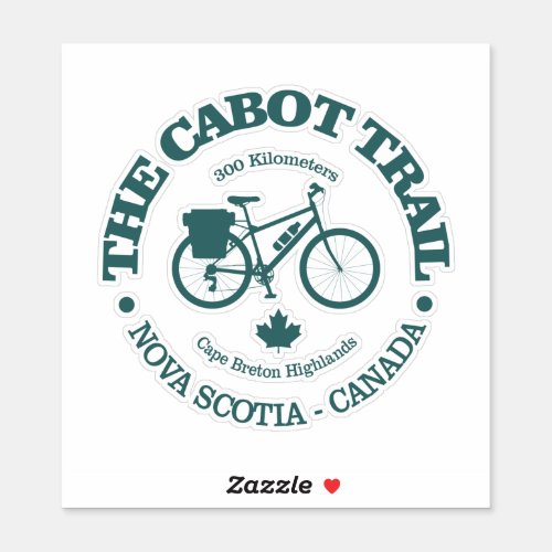 Cabot Trail cycling Sticker
