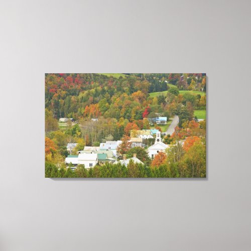 Cabot Vermont in fall Northeast Kingdom Canvas Print
