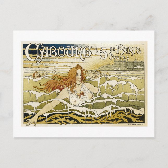 Caboure - Paris - Vintage French Advertisement Postcard (Front)