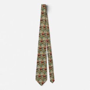 Cabourg, France Beach Resort, Vintage Travel Art Neck Tie