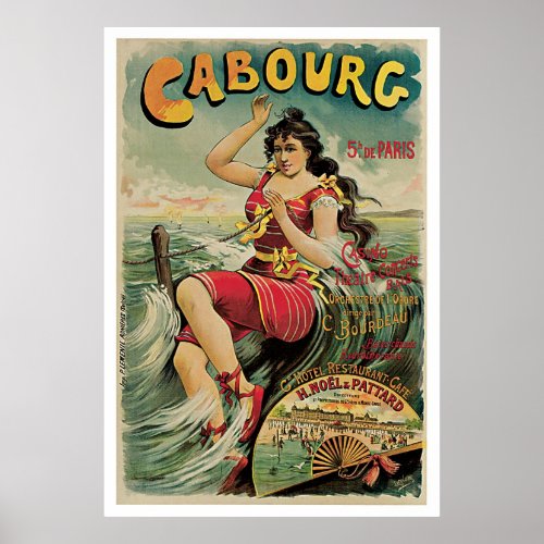 Cabourg Paris France Poster