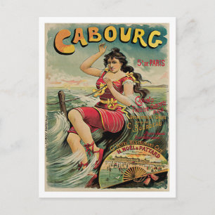 Cabourg Paris France Vintage Travel Postcard