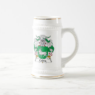 Cabra Family Crest Beer Stein