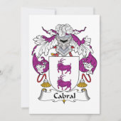 Cabral Family Crest (Front)