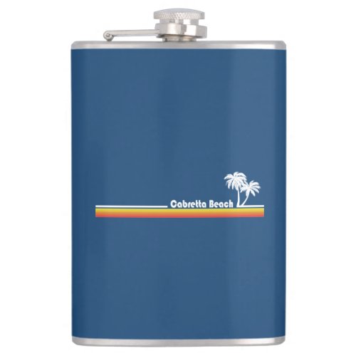 Cabretta Beach Sapelo Island Georgia Flask