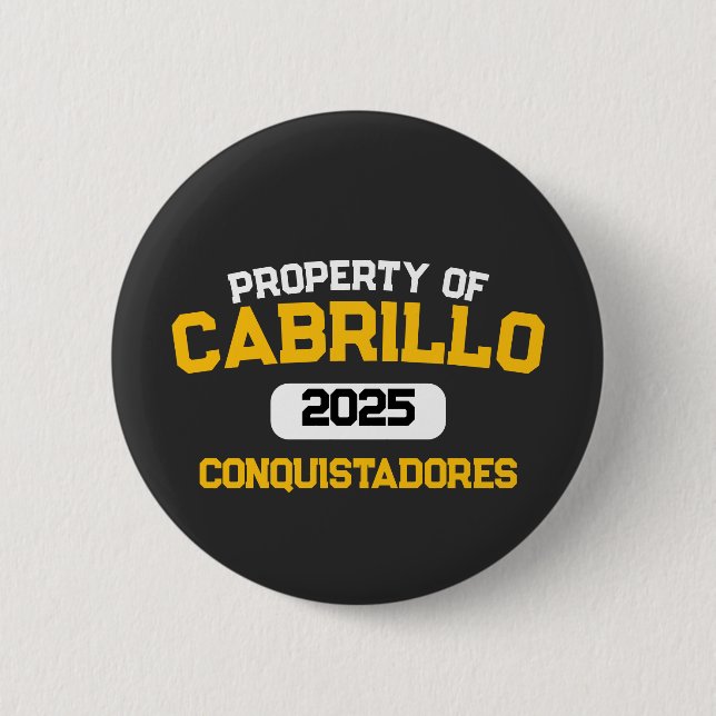 Cabrillo Library Hoodie Button (Front)