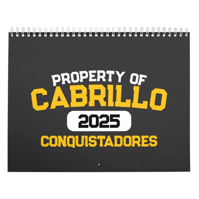 Cabrillo Library Hoodie Calendar (Cover)
