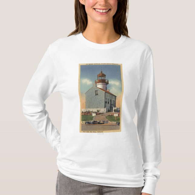 Cabrillo Nat'l Monument, Point Loma Lighthouse T-Shirt (Front)