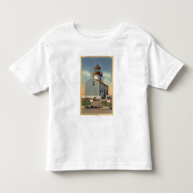 Cabrillo Nat'l Monument, Point Loma Lighthouse Toddler T-shirt (Front)
