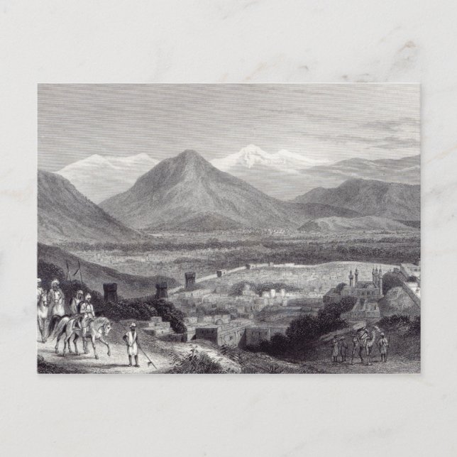 Cabul from the Bala Hissar Postcard (Front)