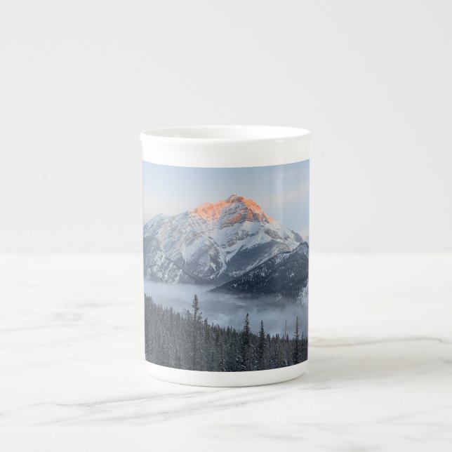 Cacade Mountain Bone China Mug (Front)