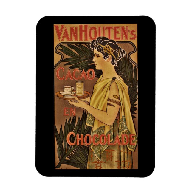 Cacao and Chocolade VanHouten Magnet (Vertical)
