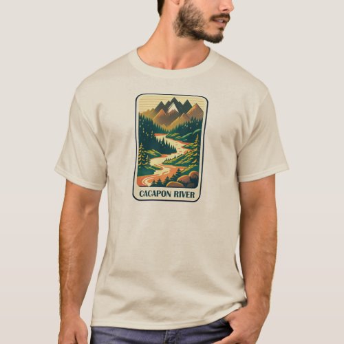 Cacapon River West Virginia Colors T_Shirt