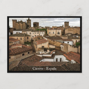 Caceres, beautiful Spanish Town Postcard