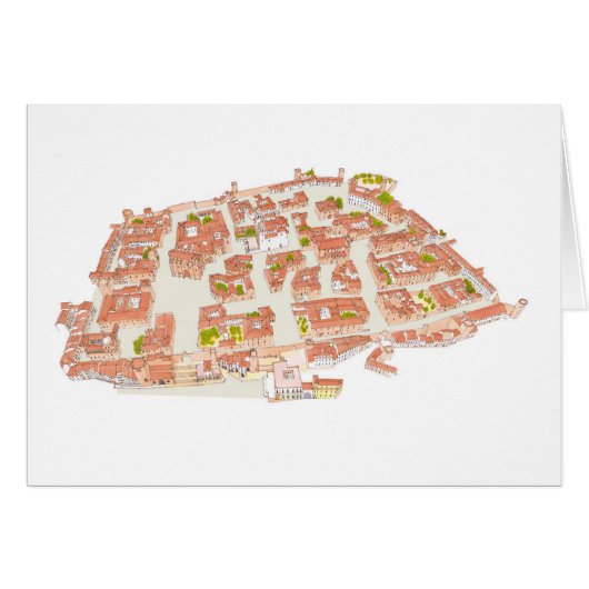 Caceres Spain. Medieval city Cards (Front Horizontal)