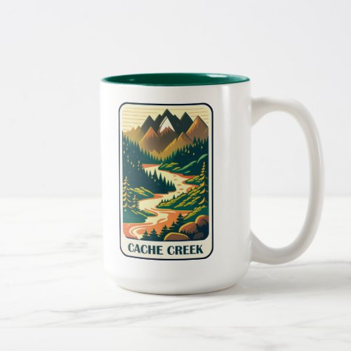 Cache Creek California Colors Two_Tone Coffee Mug