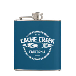 Cache Creek California Kayaking Flask