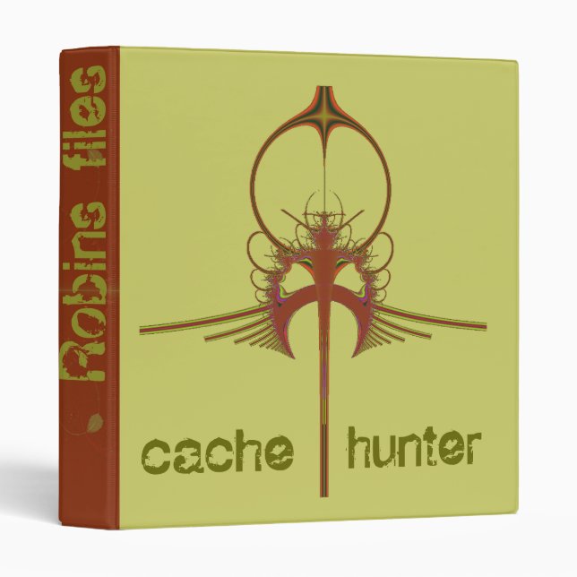 cache  hunter binder for geocacher (Front/Spine)