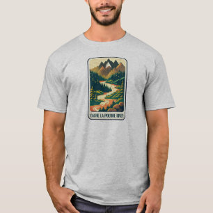 Cache la Poudre River Colorado Colors T-Shirt