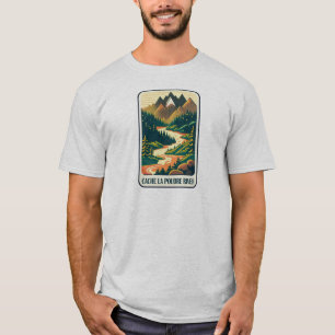 Cache la Poudre River Colors T-Shirt