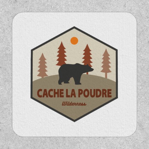 Cache La Poudre Wilderness Colorado Bear Patch