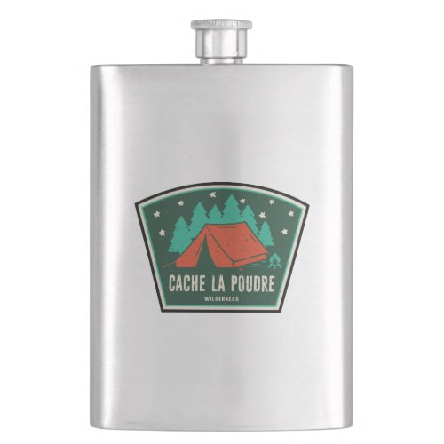 Cache La Poudre Wilderness Colorado Camping Flask