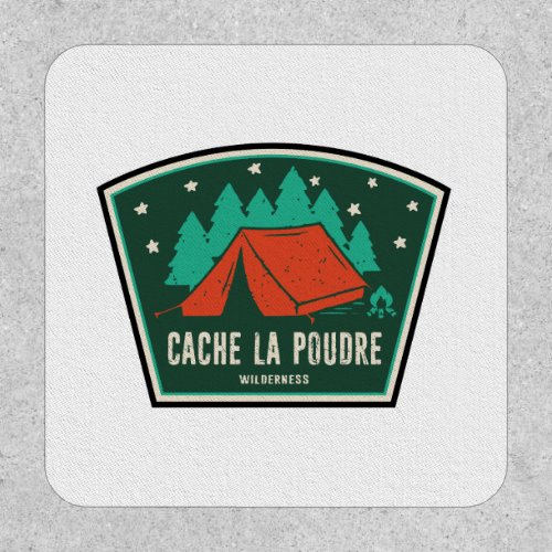 Cache La Poudre Wilderness Colorado Camping Patch