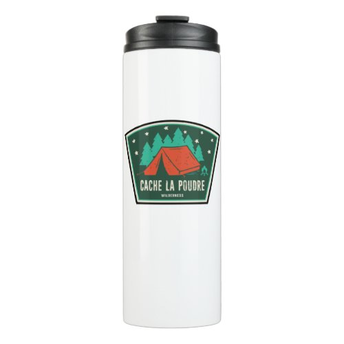 Cache La Poudre Wilderness Colorado Camping Thermal Tumbler