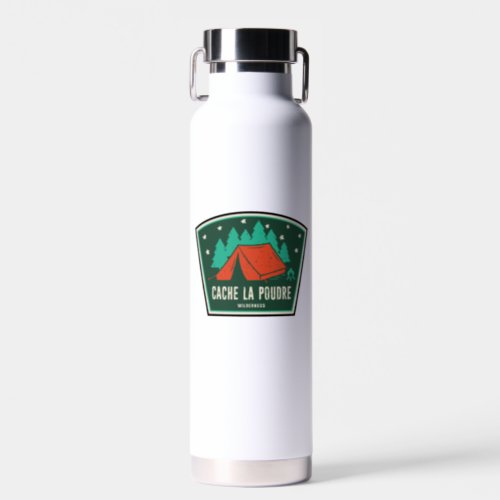 Cache La Poudre Wilderness Colorado Camping Water Bottle