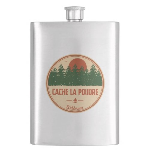 Cache La Poudre Wilderness Colorado Flask