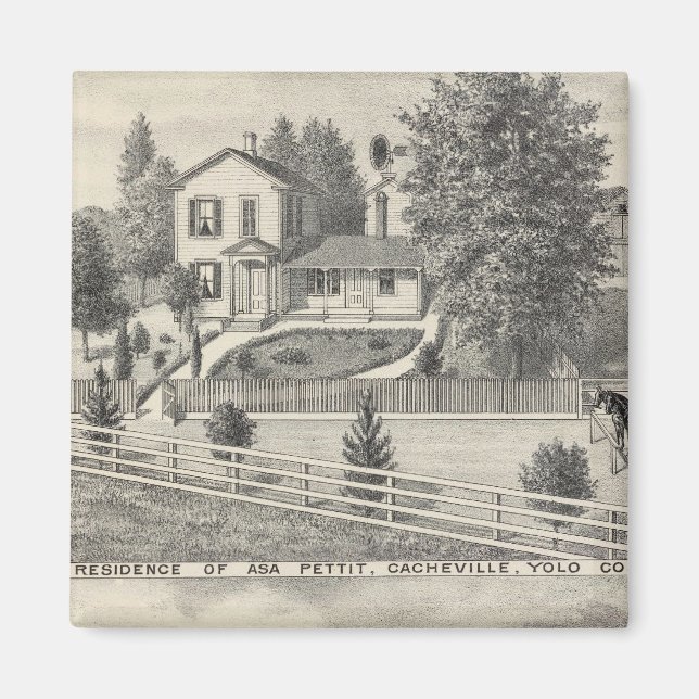 Cacheville res, Madison mill Magnet (Front)