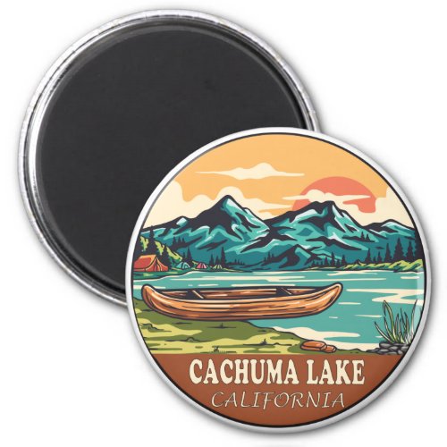 Cachuma Lake California Boating Fishing Emblem Magnet