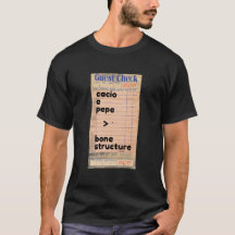Cacio E Pepe > Bone Structure T-Shirt