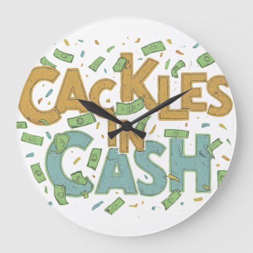 Cackles cash large clock