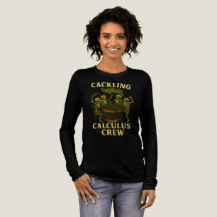 Cackling Calculus Crew Fun Math Teacher Halloween  Tri-Blend Shirt