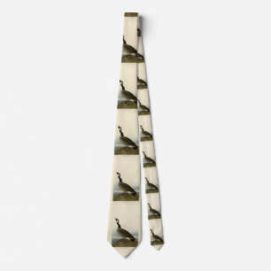 Cackling Goose from Audubon's Birds of America  Neck Tie