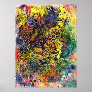 Cacophony of Color Poster