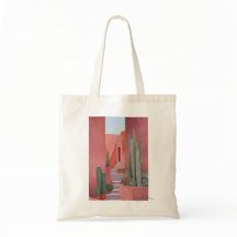 Cacti Ally Tote Bag – Desert Art, Boho Style