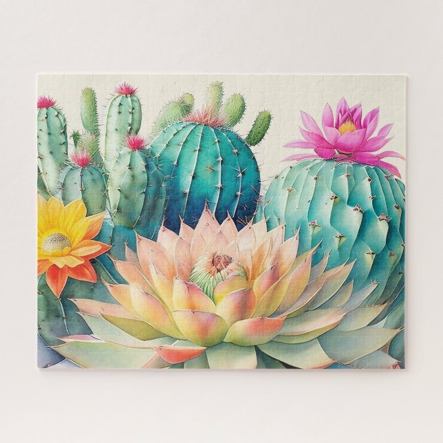 Cacti And Succulent Jigsaw Puzzle (Horizontal)