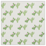 Cacti couple pattern fabric