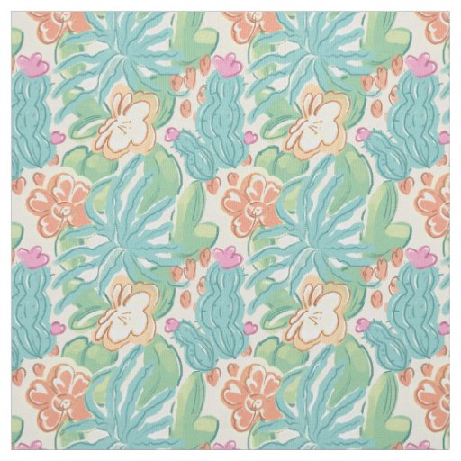 Cacti  fabric