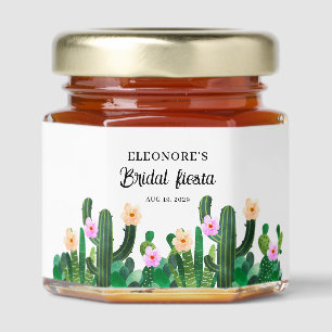 Cacti flowers  Bridal Fiesta  Honey Jar Favors