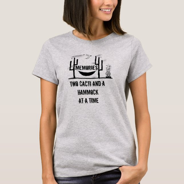 Cacti & Hammock 1 T-Shirt (Front)