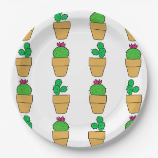 Cacti Paper Plates