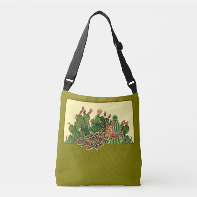 Cacti Specialty  Crossbody Bag (Front)