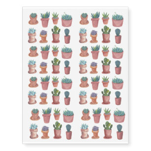 Cactus Temporary Tattoos Zazzle